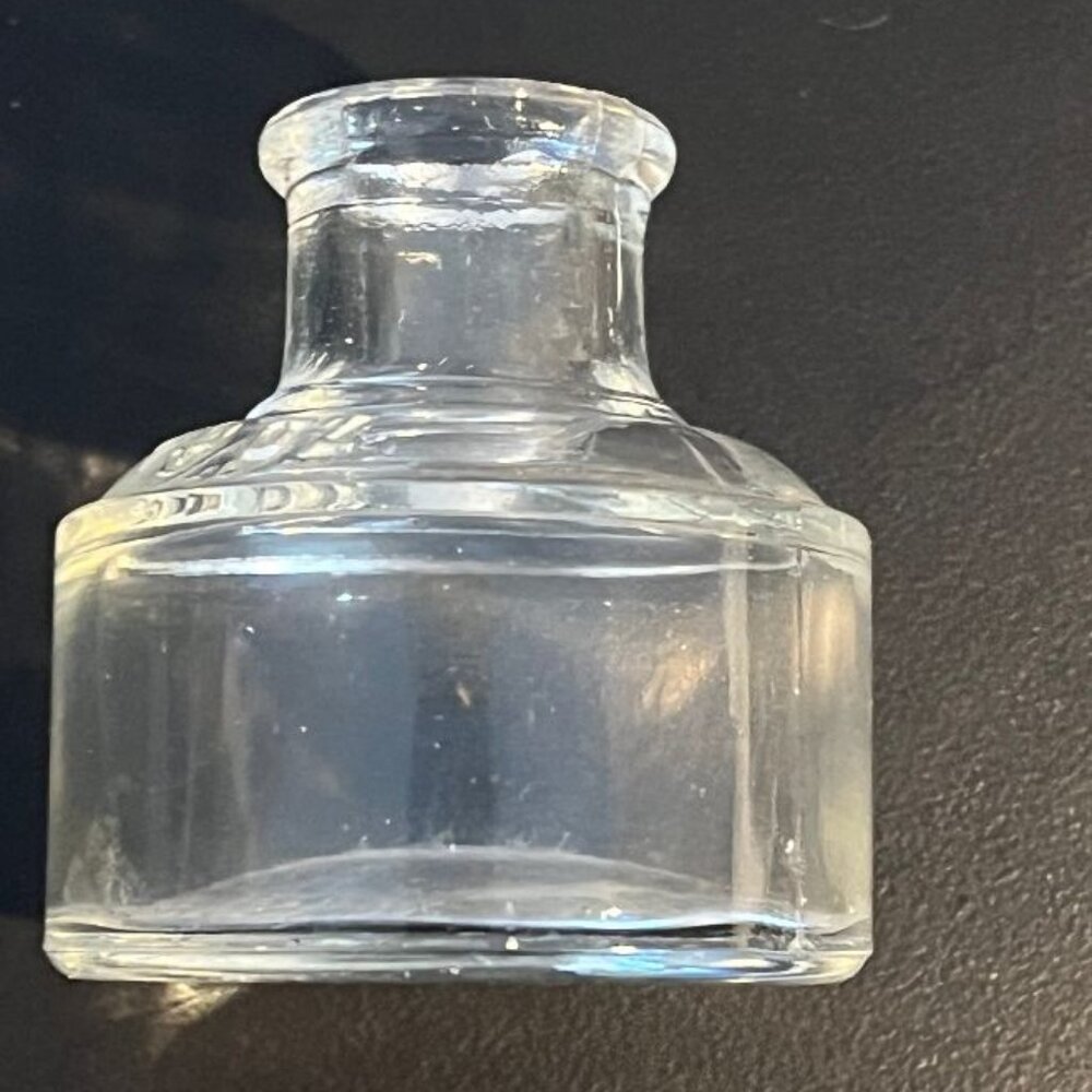 Vintage Higgins Inks Glass Bottle, Made in Brooklyn N.Y.